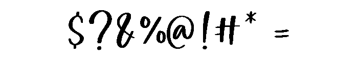 Goldfame Font OTHER CHARS