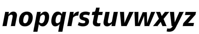 Goldman Sans App Bold Italic Font LOWERCASE