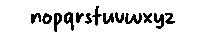 Goldy Coffee Font LOWERCASE