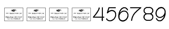 Goldy Free Regular Font OTHER CHARS