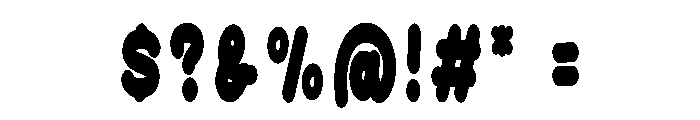 Golf1 Font OTHER CHARS