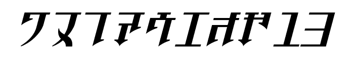 Golgotha Oblique J. Font OTHER CHARS
