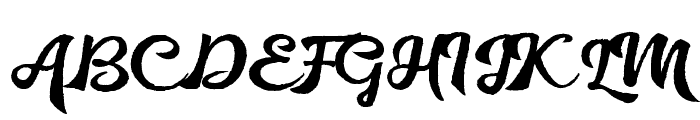 Golliath Font UPPERCASE