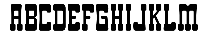 Goma Western Font LOWERCASE
