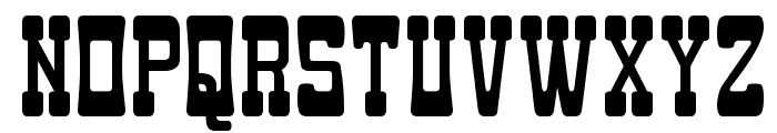 Goma Western Font LOWERCASE