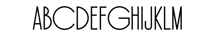 Gonela Regular Font UPPERCASE