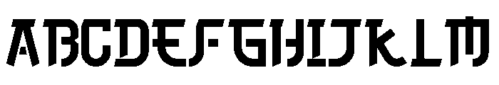 Gong Xi Fa Cai PERSONAL USE ONL Font UPPERCASE