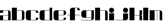 Gongclonker Regular Font LOWERCASE