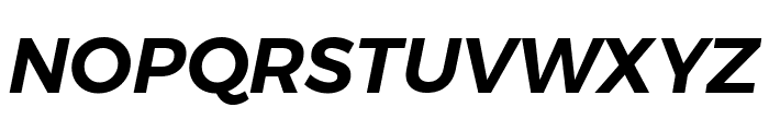 Gontserrat SemiBold Italic Font UPPERCASE