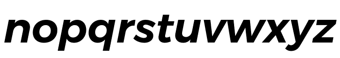 Gontserrat SemiBold Italic Font LOWERCASE