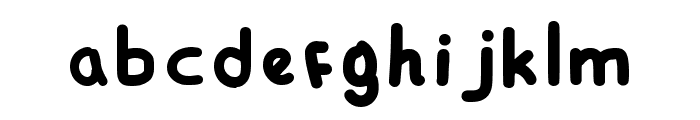 Gonzo Regular Font LOWERCASE