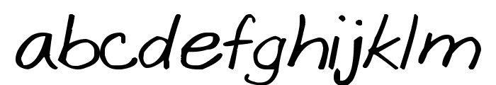 Goobascript Font LOWERCASE