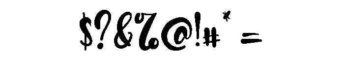 Good Side Font OTHER CHARS