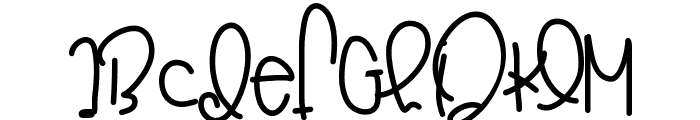 GoodMorning Font UPPERCASE
