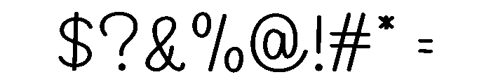 GoodTime1 Font OTHER CHARS