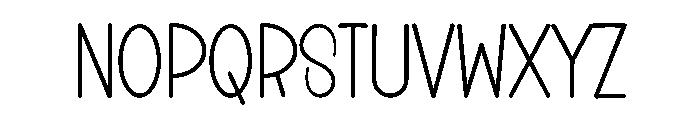 GoodTime1 Font LOWERCASE