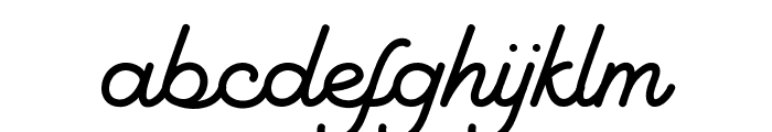Goodline-Free Font LOWERCASE