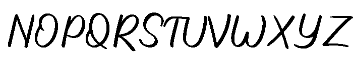 Goodshow Regular Font UPPERCASE
