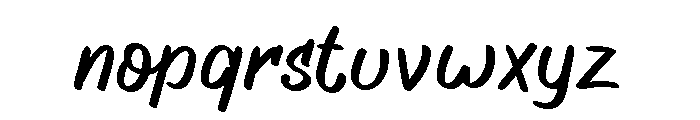 Goodshow Regular Font LOWERCASE