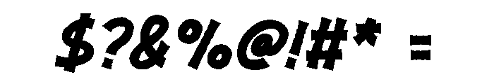 Goody Font OTHER CHARS