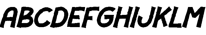 Goody Font UPPERCASE