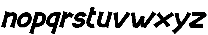 Goody Font LOWERCASE