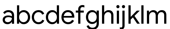 Google Sans Regular Font LOWERCASE