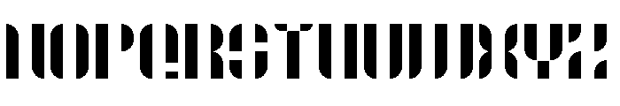 Gorasc Font UPPERCASE