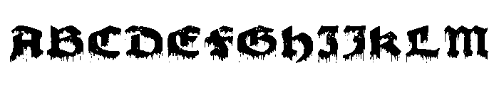 Gore Regular Font UPPERCASE