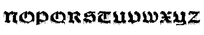 Gore Regular Font LOWERCASE