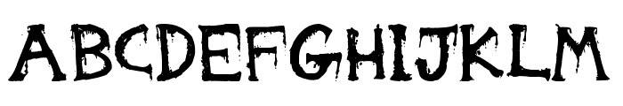 Gorestep Font LOWERCASE