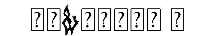 Gorewild Font OTHER CHARS