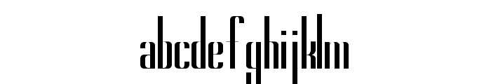 Gorgeous Heavy Font LOWERCASE