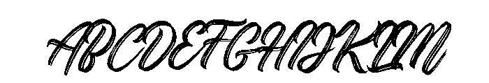 Gorgeous Personal Use Only Font UPPERCASE
