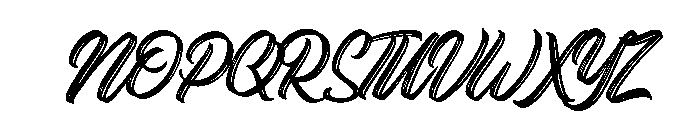 Gorgeous Personal Use Only Font UPPERCASE