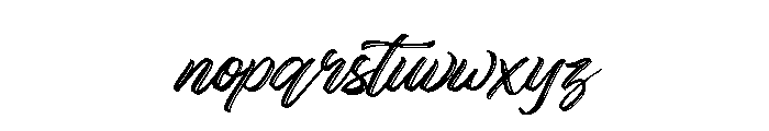 Gorgeous Personal Use Only Font LOWERCASE