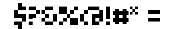 Gorgeous Pixel Font OTHER CHARS