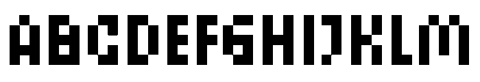 Gorgeous Pixel Font UPPERCASE