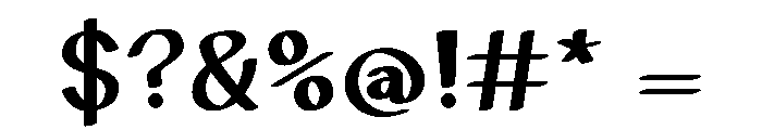 Gorgonzola Font OTHER CHARS