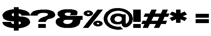Goride Sans Extended Font OTHER CHARS