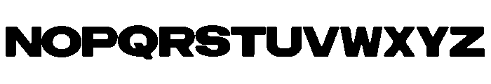 Goride Sans Inked Font LOWERCASE