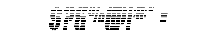 Gorilla Warfare Gradient SemIt Font OTHER CHARS