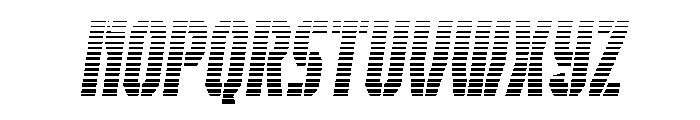 Gorilla Warfare Gradient SemIt Font LOWERCASE