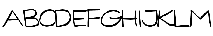 GorillaComix-Regular Font LOWERCASE