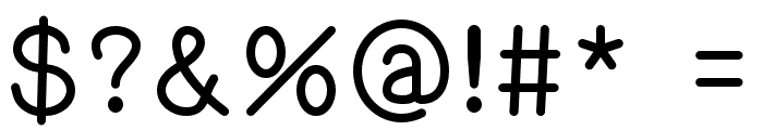 Gorton Digital Regular Font OTHER CHARS