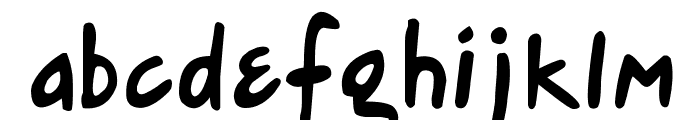 Gort's Fair Hand Upright Font LOWERCASE