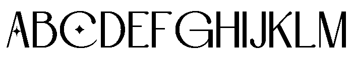 Gosera DEMO Regular Font UPPERCASE
