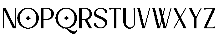 Gosera DEMO Regular Font UPPERCASE