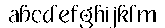 Gosera DEMO Regular FONT
