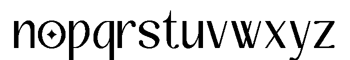 Gosera DEMO Regular Font LOWERCASE